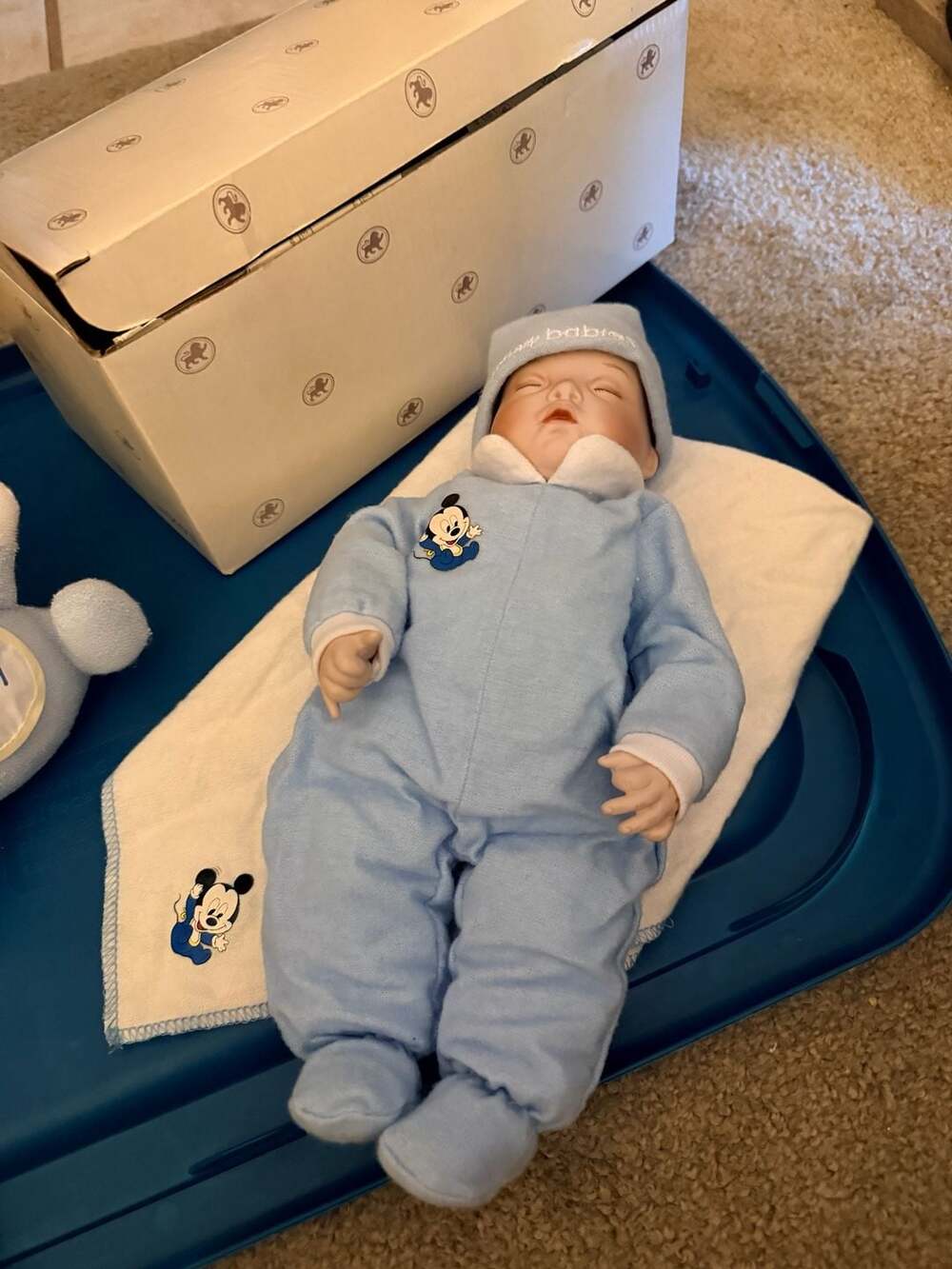 The Ashton-Drake Galleries Baby Mickey Disney Babies Porcelain Doll